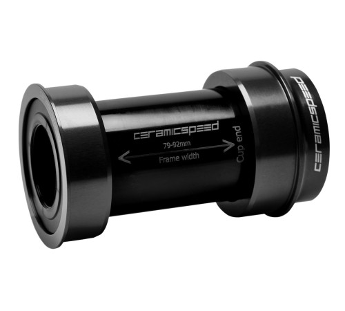 BB-set CeramicSpeed Gravel Coated BBright / PF46X79 for Shimano/FSA/Rotor 24mm black (110958)