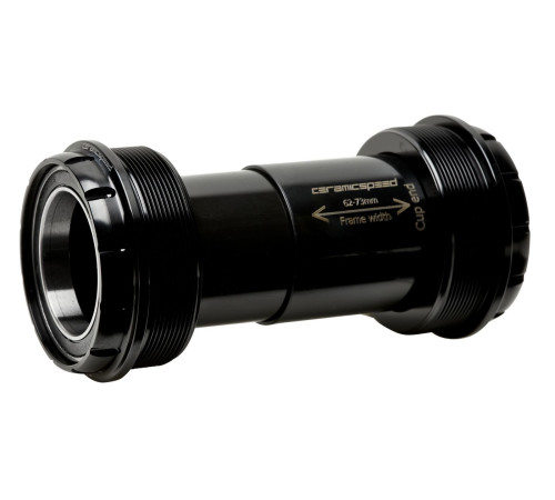 BB-set CeramicSpeed Gravel Coated T47 / Threaded 47X68 black (110973)