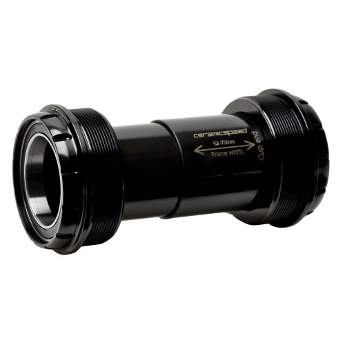 BB-set CeramicSpeed Gravel Coated T47 / Threaded 47X68 black (110973)