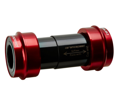 BB-set CeramicSpeed MTB Coated PF30 MTB / PF46X73 for Shimano/FSA/Rotor 24mm red (106068)