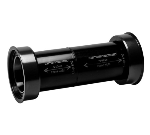 BB-set CeramicSpeed PF4630 MTB Coated PF30 MTB / PF46X73 All 30mm crank spindles black (106072)