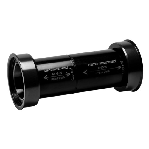 BB-set CeramicSpeed PF4630 MTB Coated PF30 MTB / PF46X73 All 30mm crank spindles black (106072)