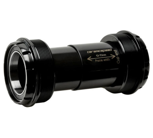 BB-set CeramicSpeed Coated T47 / Threaded 47X73 black (110447)