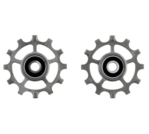 Tension and guide pulley set CeramicSpeed for Shimano 11s 12-tooth NW 9100/8000/RX800/GRX Titanium Coated 07 Coated (108442)