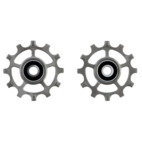 Tension and guide pulley set CeramicSpeed for Shimano 11s 12-tooth NW 9100/8000/RX800/GRX Titanium Coated 07 Coated (108442)