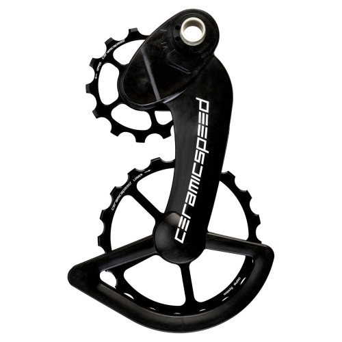 Tension and guide pulley set CeramicSpeed Oversized for Campagnolo 11s Mechanical/EPS Coated Alloy 607 black (104063)