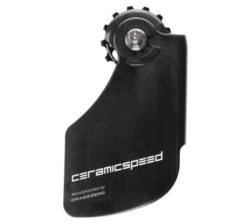 Tension and guide pulley set CeramicSpeed Oversized Aero for Shimano 9250/8150 Coated Alloy 607 black (110909)