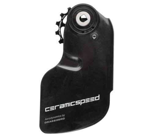Tension and guide pulley set CeramicSpeed Oversized Aero for SRAM Red/Force AXS Coated Alloy 607 black (110910)
