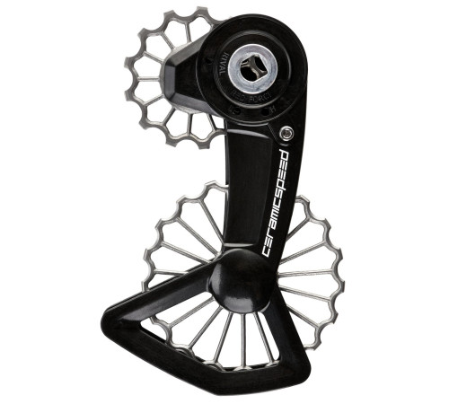 Tension and guide pulley set CeramicSpeed Oversized X 3DTi for SRAM Red/Force/Rival AXS XPLR Ct 07 Coated (111351)