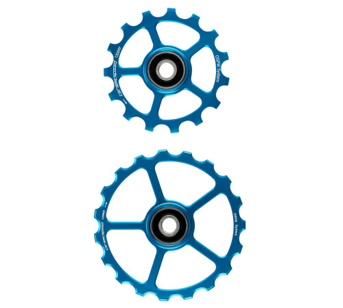 Tension and guide pulley set CeramicSpeed Oversized Alloy 607 stainless steel (110573)