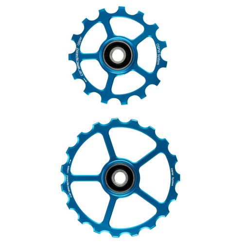 Tension and guide pulley set CeramicSpeed Oversized Alloy 607 stainless steel (110573)