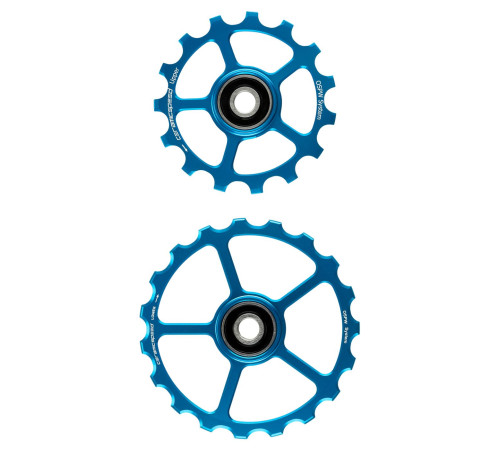 Tension and guide pulley set CeramicSpeed Oversized Alloy 607 Coated (110574)