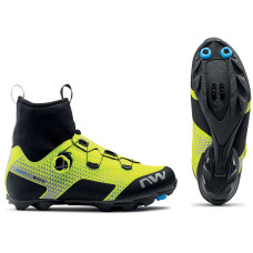 Velo apavi Northwave Celsius XC Arctic GTX MTB yellow fluo/black-44