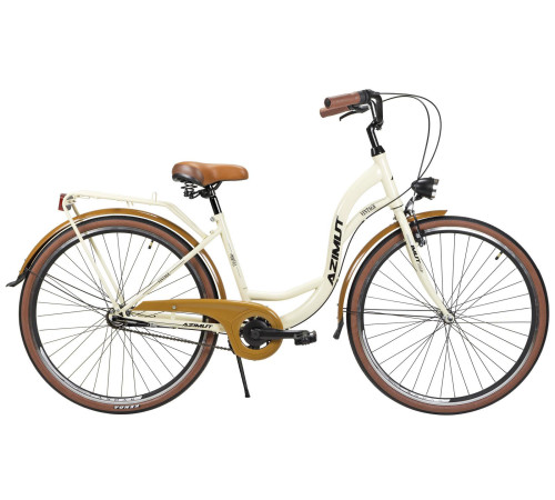 Bicycle AZIMUT Vintage 28" 3-speed 2025 cream-brown shiny