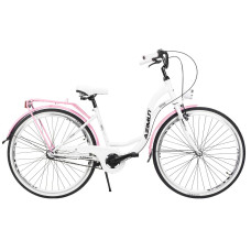 Velosipēds AZIMUT Vintage 28" 3-speed 2023 white-pink shiny