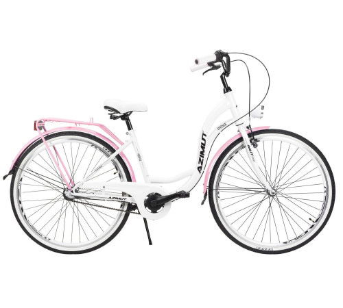 Bicycle AZIMUT Vintage 28" 3-speed 2025 white-pink shiny