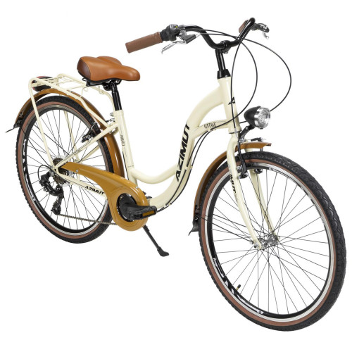 Bicycle AZIMUT Vintage TX-7 26" 2025 cream-brown shiny