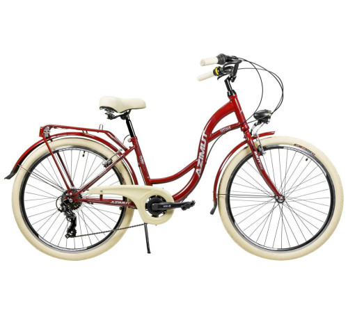 Bicycle AZIMUT Vintage TX-7 26" 2025 burgund-cream shiny