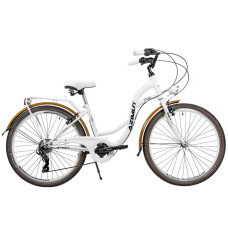 Velosipēds AZIMUT Vintage TX-7 26" 2025 white-cream matt