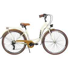 Velosipēds AZIMUT Vintage TX-7 28" 2023 cream-brown semi-matt