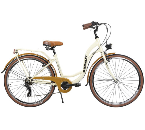 Bicycle AZIMUT Vintage TX-7 28" 2025 cream-brown semi-matt