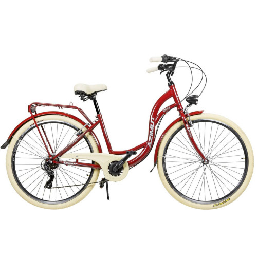 Bicycle AZIMUT Vintage TX-7 28" 2025 burgund-cream shiny