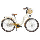 Bicycle AZIMUT Sarema ALU 26" 3-speed 2025 cream semi-matt