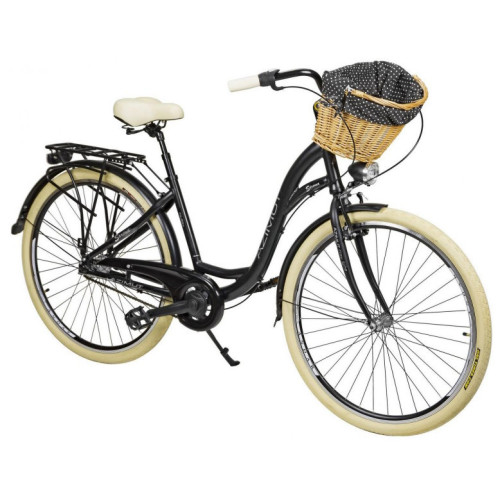 Bicycle AZIMUT Sarema ALU 28" 3-speed 2025 black matt