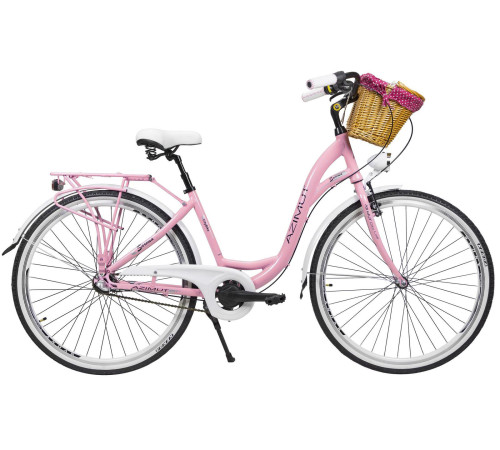 Bicycle AZIMUT Sarema ALU 28" 3-speed 2025 pink shiny