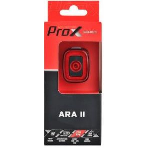 Rear lamp ProX Ara II COB-XPE 50Lm USB Brake sensor