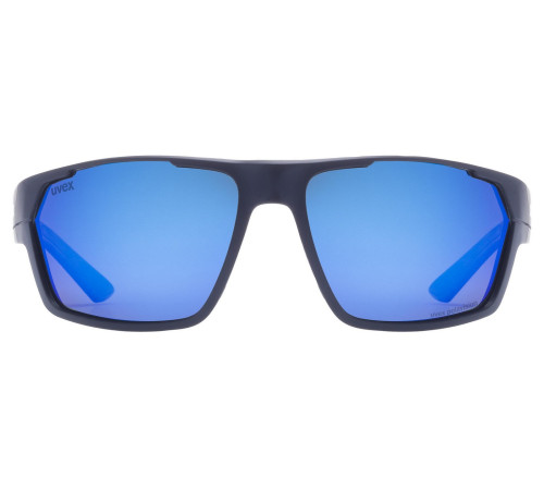Glasses Uvex sportstyle 233 P deep space matt / mirror blue