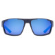 Glasses Uvex sportstyle 233 P deep space matt / mirror blue