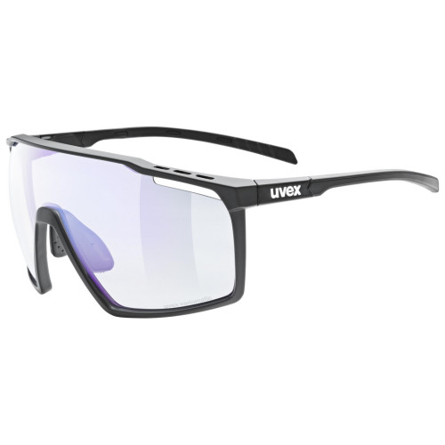 Glasses Uvex mtn perform V black matt / litemirror blue