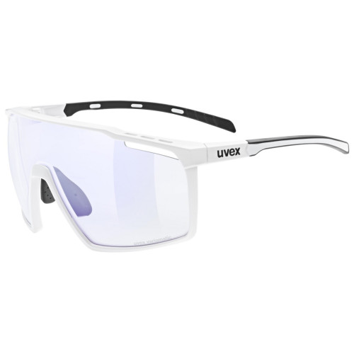 Glasses Uvex mtn perform V white matt / litemirror blue