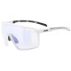 Glasses Uvex mtn perform V white matt / litemirror blue