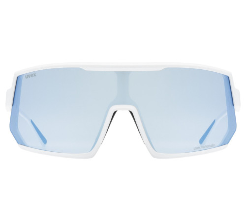 Glasses Uvex sportstyle 235 V white matt / litemirror blue