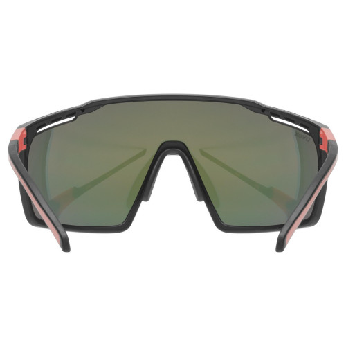 Glasses Uvex mtn perform black-red matt / mirror red