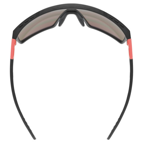 Glasses Uvex mtn perform black-red matt / mirror red