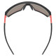 Glasses Uvex mtn perform black-red matt / mirror red