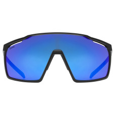 Brilles Uvex mtn perform black-blue matt / mirror blue
