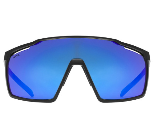 Glasses Uvex mtn perform black-blue matt / mirror blue