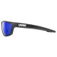 Glasses Uvex sportstyle 706 black matt / mirror blue