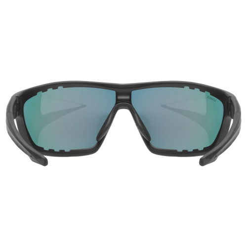 Glasses Uvex sportstyle 706 black matt / mirror blue