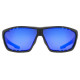 Glasses Uvex sportstyle 706 black matt / mirror blue