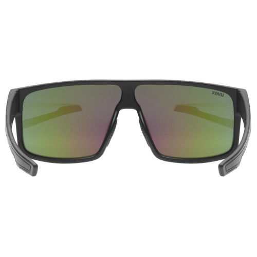 Glasses Uvex LGL 51 black matt / mirror green