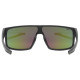 Glasses Uvex LGL 51 black matt / mirror green