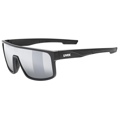 Glasses Uvex LGL 51 black matt / mirror silver