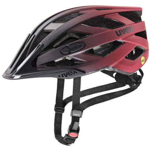 Velo ķivere Uvex i-vo cc MIPS black-red-56-60CM