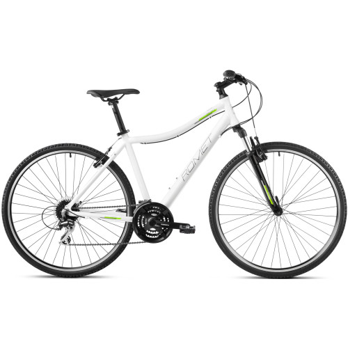Bicycle Romet Orkan 2 D 28" 2023 white-green-20" / L
