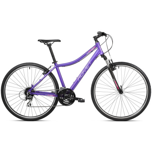 Bicycle Romet Orkan 2 D 28" 2023 violet-white-20" / L